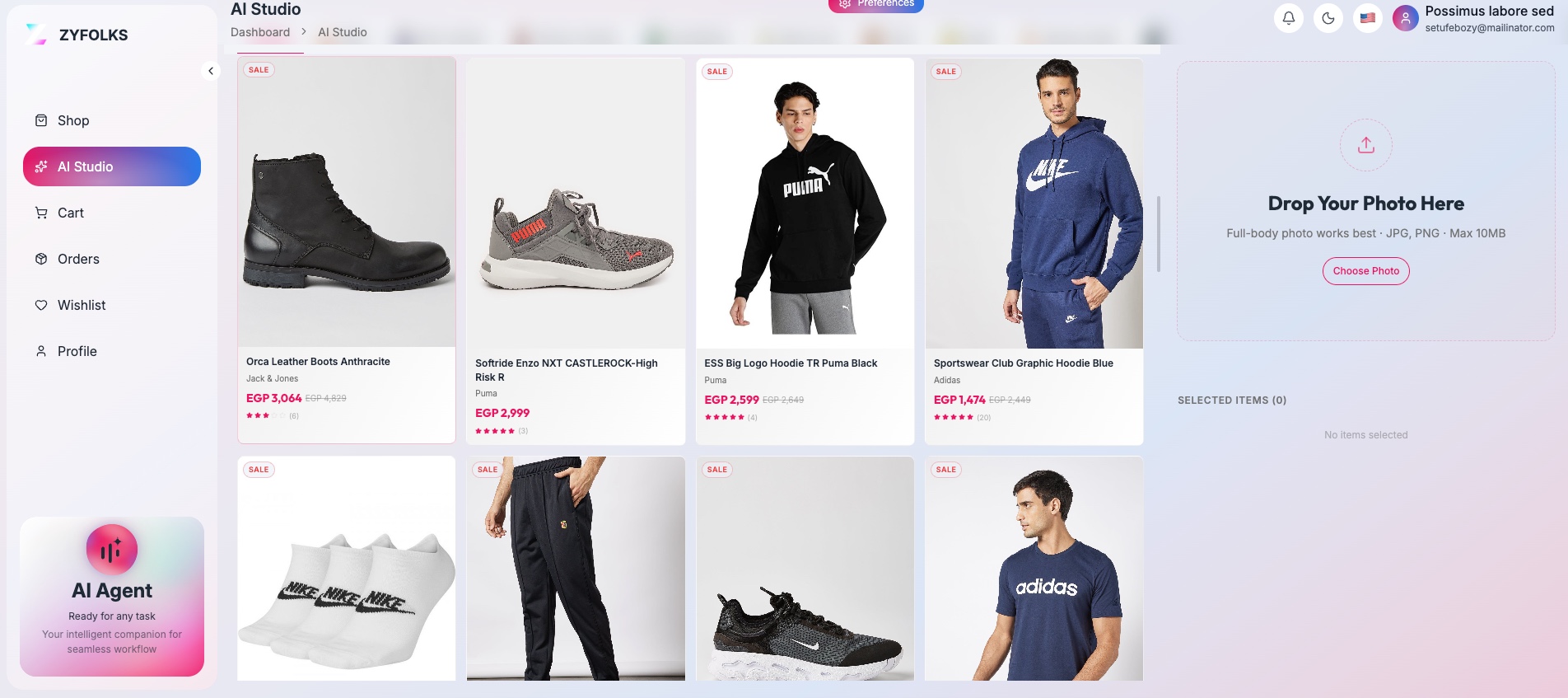 See the outfit on yourself first