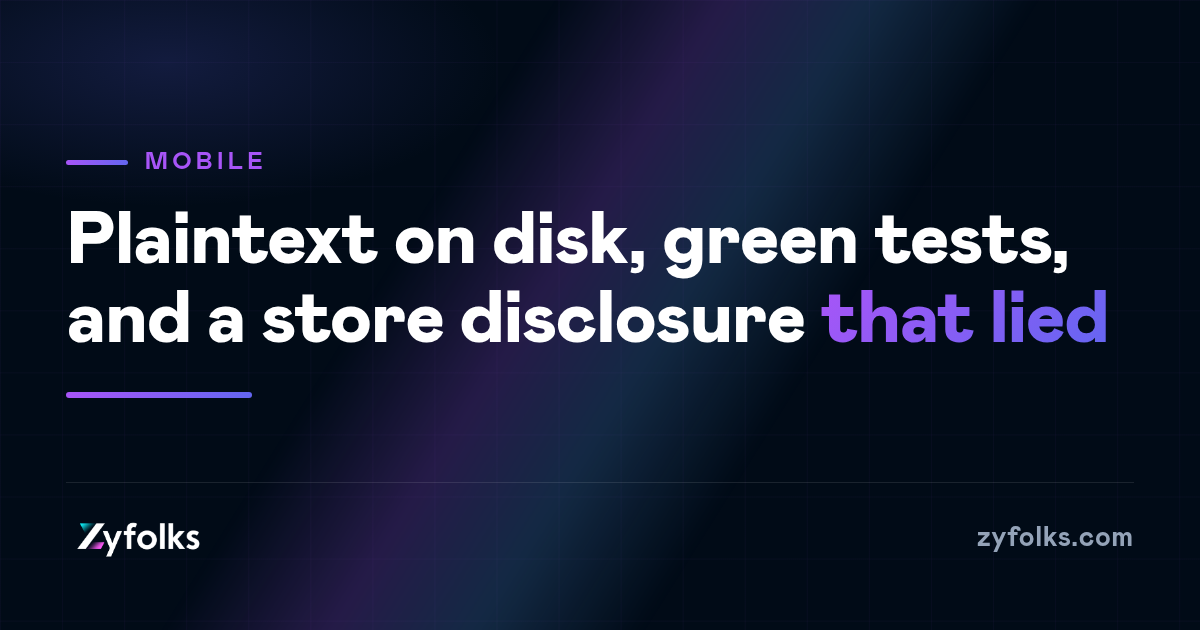 Why a Green Test Suite Can't Prove Your Database Is Encrypted