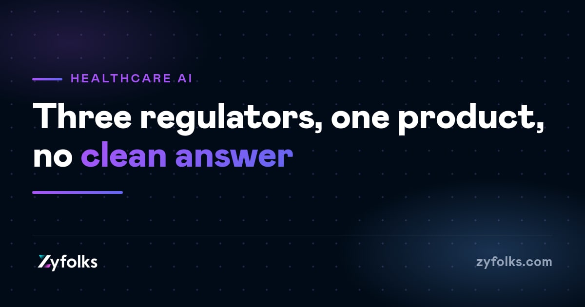 The Three-Way Squeeze: Why Healthcare AI Founders Can't Pick Between Patents, FDA, and HIPAA