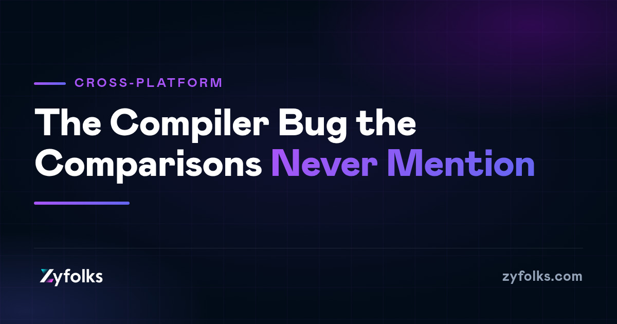 Kotlin Multiplatform vs Flutter vs React Native: A Founder's Honest Maturity Read Before You Commit Engineering Months