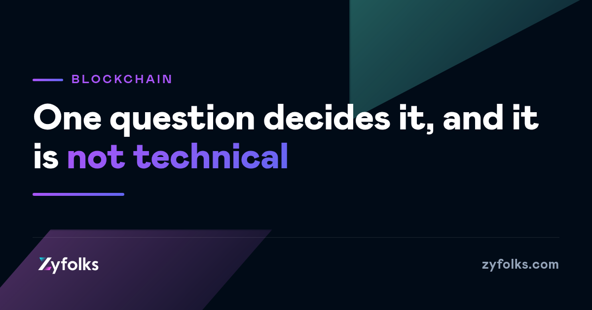 Most briefs that ask for blockchain do not need one
