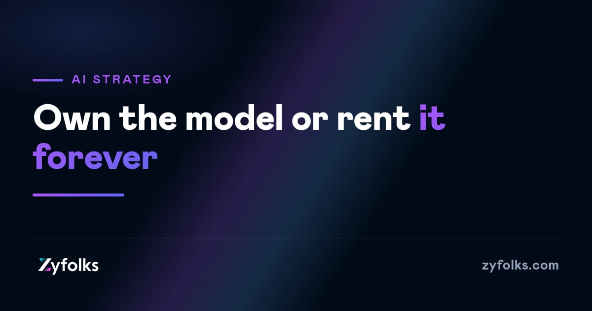 Own Your Fine-Tuned Model, or Keep Paying Per Token