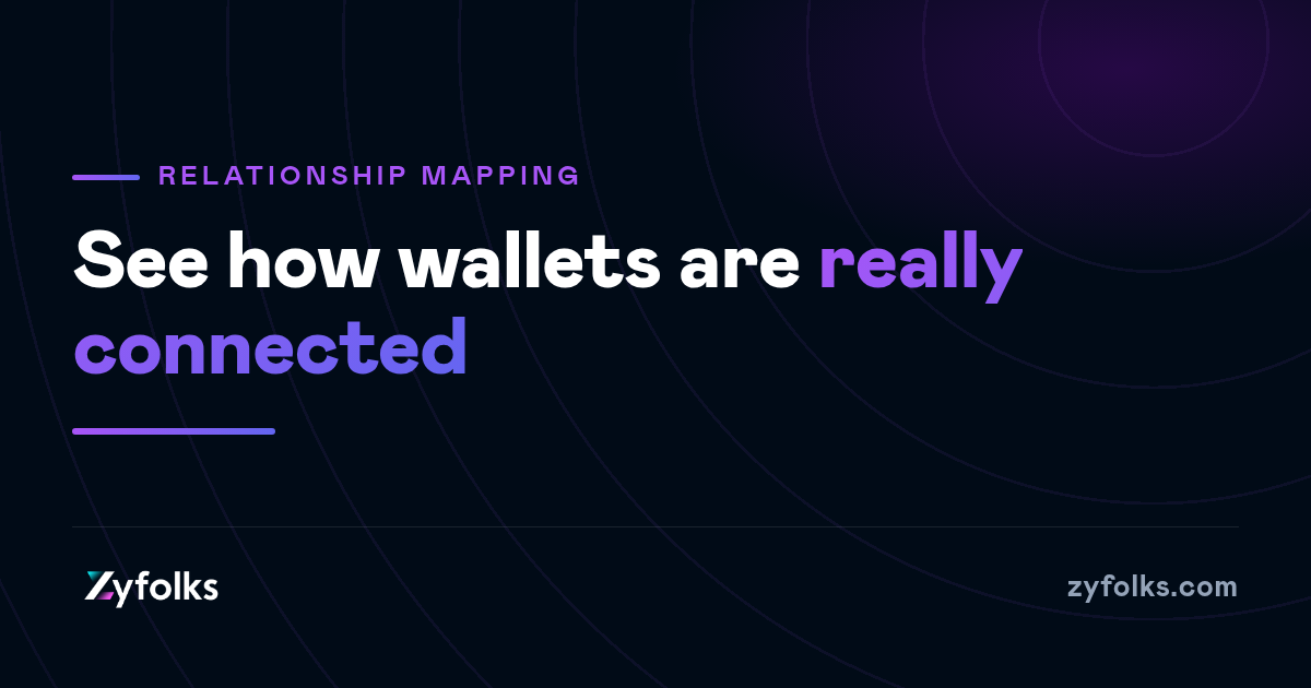 The fraud isn't in one transaction — it's in the connections between wallets