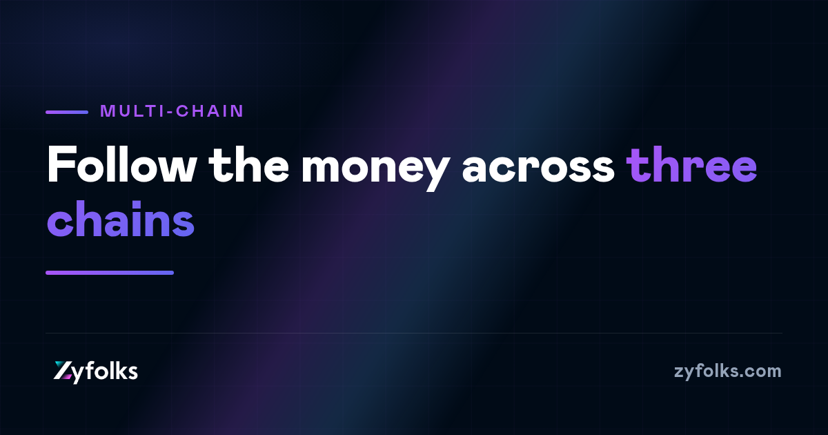 Your money moved to another chain. Did your investigation follow?